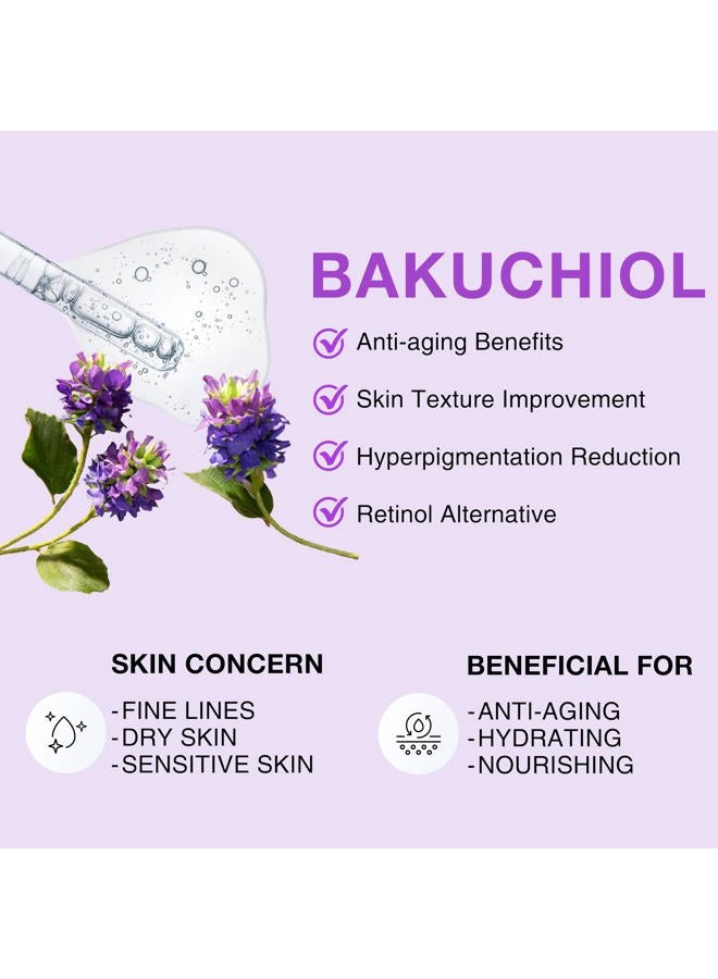 CELDYQUE Korean Bakuchiol Concentrate Mix-in Serum 30,000 ppm - High Potency Retinol Alternative | Wrinkle Reduction Skin Firming & Smoothing - Anti-Aging Sensitive Skin Vegan & Cruelty-Free Non-GMO 2 oz - Image 5
